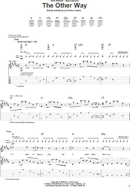 open zoom image for The Other Way - Guitar TAB, New, Main