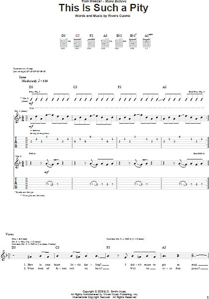 open zoom image for This Is Such A Pity - Guitar TAB, New, Main