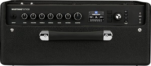 open zoom image for Fender Mustang GTX50 Digital Guitar Combo Amplifier (50 Watts, 1x12"), New, Action Position Back