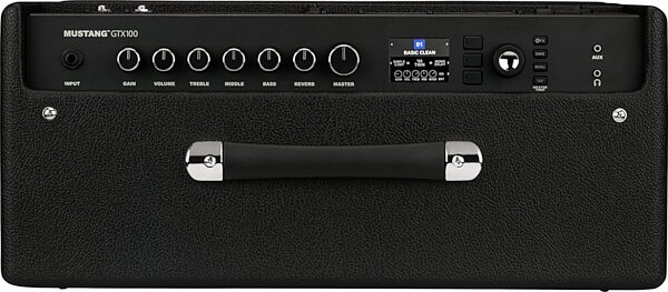 open zoom image for Fender Mustang GTX100 Digital Guitar Combo Amplifier (100 Watts, 1x12"), New, Action Position Back