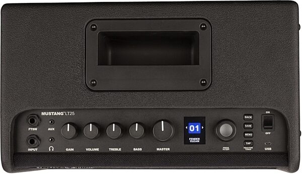 open zoom image for Fender Mustang LT25 Digital Guitar Combo Amplifier (25 Watts, 1x8"), New, Top