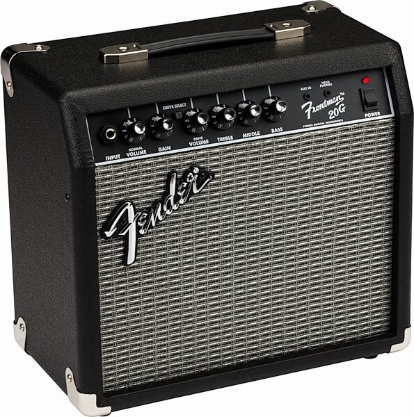 open zoom image for Fender Frontman 20G Guitar Combo Amplifier (20 Watts, 1x8"), New, Action Position Back