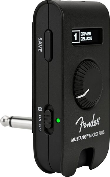 open zoom image for Fender Mustang Micro Plus Personal Guitar Amplifier, New, Action Position Back