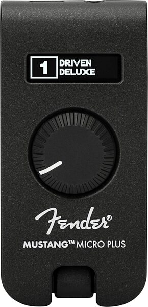 open zoom image for Fender Mustang Micro Plus Personal Guitar Amplifier, New, Action Position Back