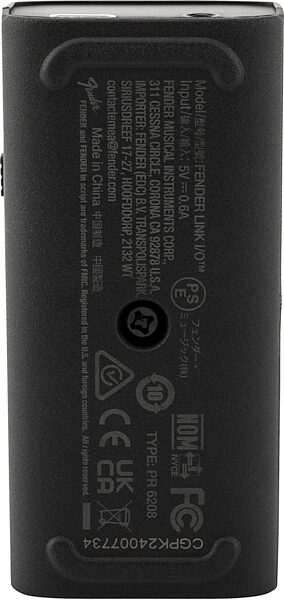 open zoom image for Fender Link I/O USB Audio Interface, New, Action Position Back