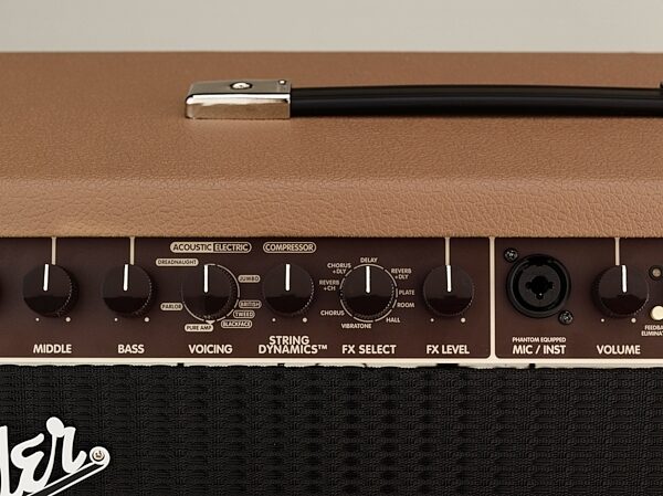 open zoom image for Fender Acoustasonic 150 Acoustic Guitar Amplifier (150 Watts, 2x8"), Controls