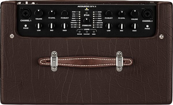 open zoom image for Fender Acoustic SFX II Guitar Combo Amplifier with Effects, New, Action Position Back