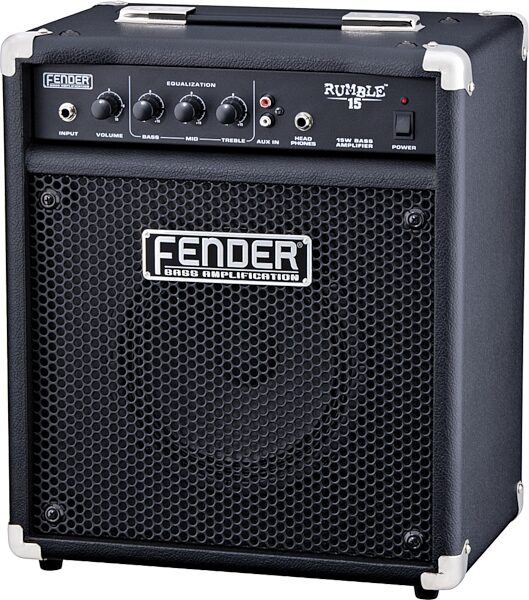 open zoom image for Fender Rumble 15 Bass Combo Amplifier (15 Watts, 1x8"), Right