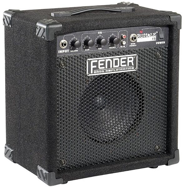 open zoom image for Fender Rumble 15 Bass Combo Amplifier (15 Watts, 1x8 in.), Main