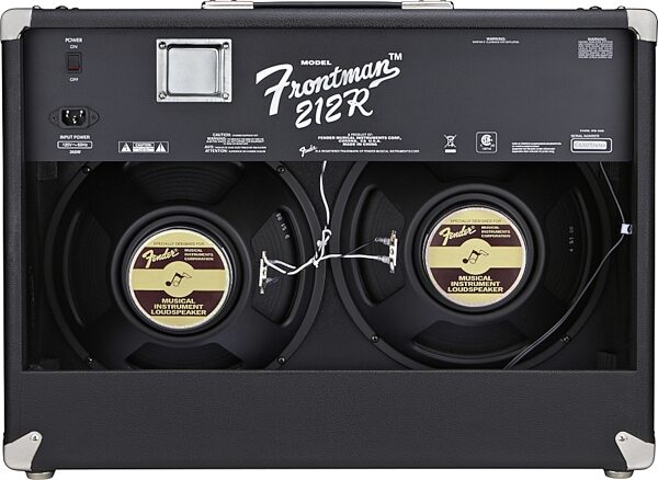 open zoom image for Fender Frontman 212R Guitar Combo Amplifier (100 Watts, 2x12"), Rear