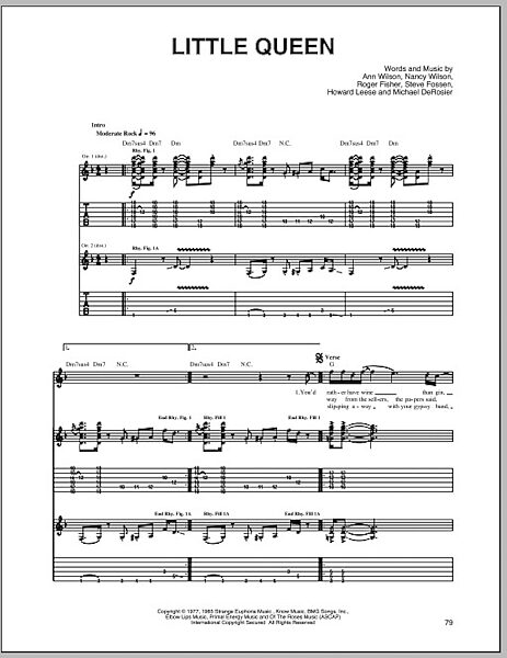 open zoom image for Little Queen - Guitar TAB, New, Main