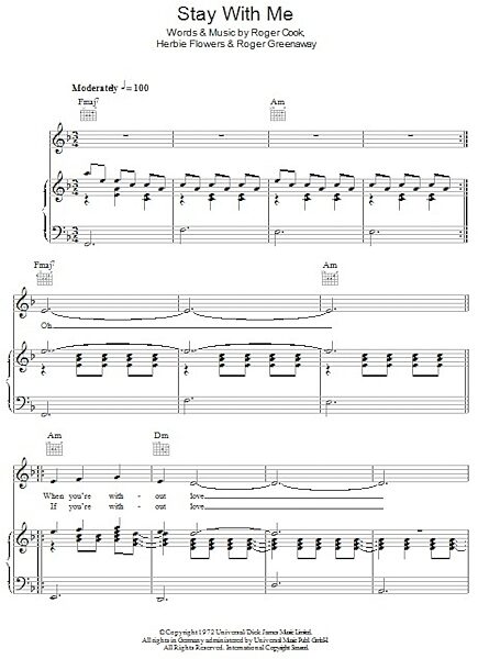 open zoom image for Stay With Me - Piano/Vocal/Guitar, New, Main
