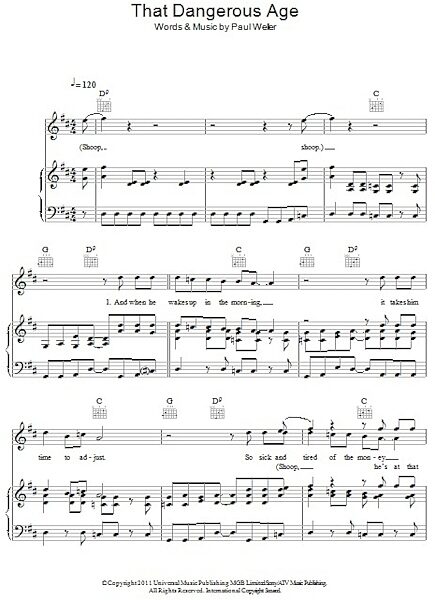open zoom image for That Dangerous Age - Piano/Vocal/Guitar, New, Main