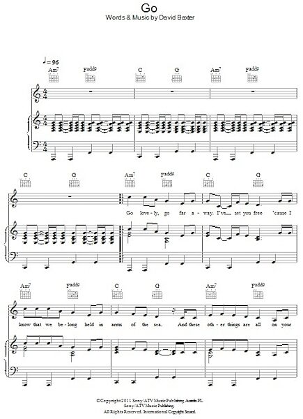 open zoom image for Go - Piano/Vocal/Guitar, New, Main