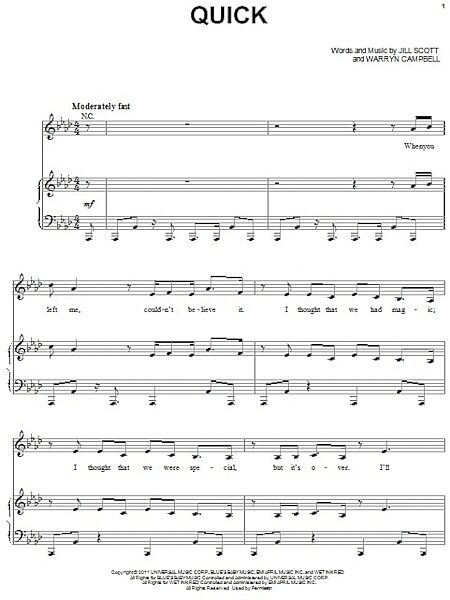 open zoom image for Quick - Piano/Vocal/Guitar, New, Main