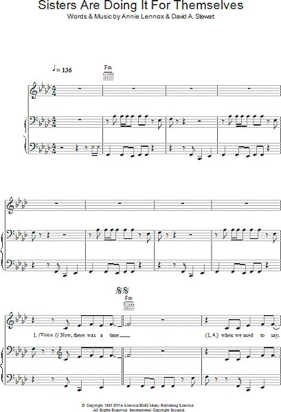 open zoom image for Sisters Are Doing It For Themselves - Piano/Vocal/Guitar, New, Main