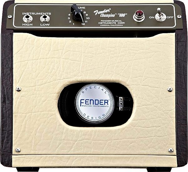 open zoom image for Fender Champion 600 Guitar Combo Amplifier (5 Watts, 1x6 in.), Back