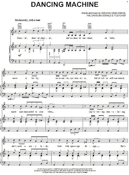 open zoom image for Dancing Machine - Piano/Vocal/Guitar, New, Main