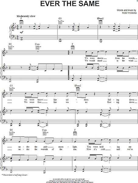 open zoom image for Ever The Same - Piano/Vocal/Guitar, New, Main
