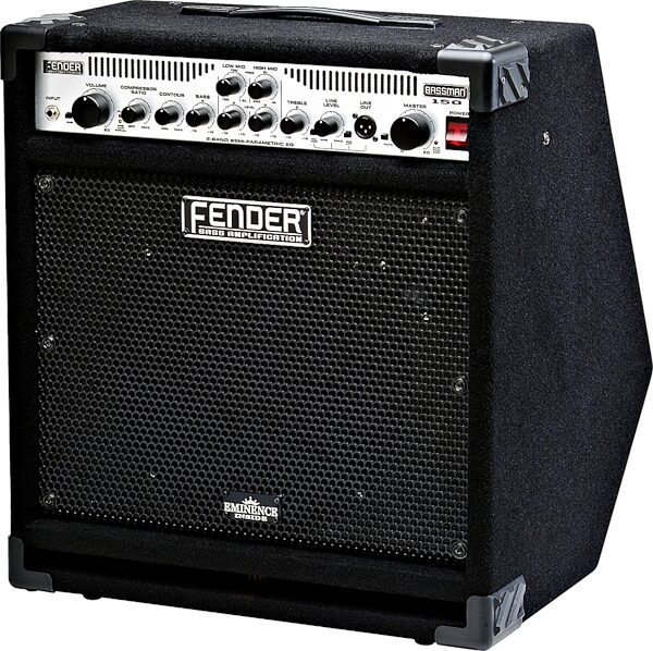 open zoom image for Fender Bassman 150 Bass Combo Amplifier (150 Watts, 1x12 in.), Right Angle View