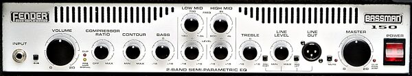 open zoom image for Fender Bassman 150 Bass Combo Amplifier (150 Watts, 1x12 in.), Front Panel