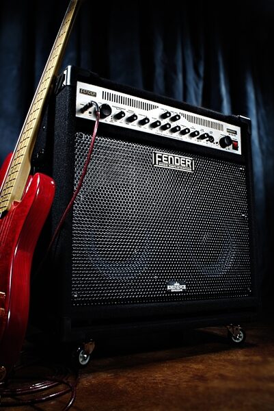 open zoom image for Fender Bassman 250/210 Bass Combo Amplifier (250 Watts, 2x10 in.), In Use