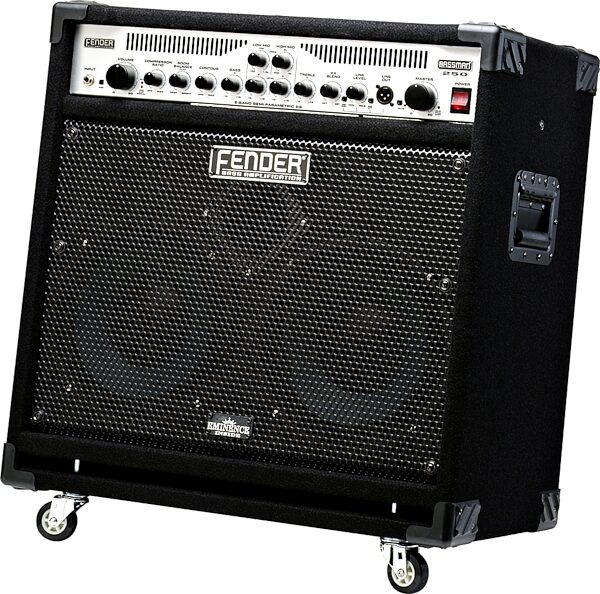 open zoom image for Fender Bassman 250/210 Bass Combo Amplifier (250 Watts, 2x10 in.), Tilted Right Angle View