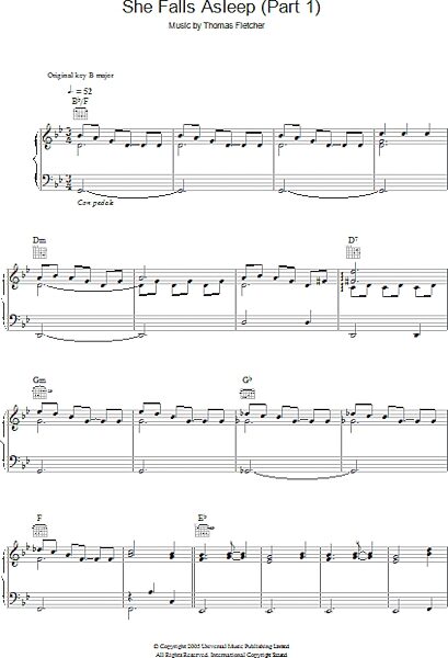 open zoom image for She Falls Asleep Part 1 - Piano/Vocal/Guitar, New, Main