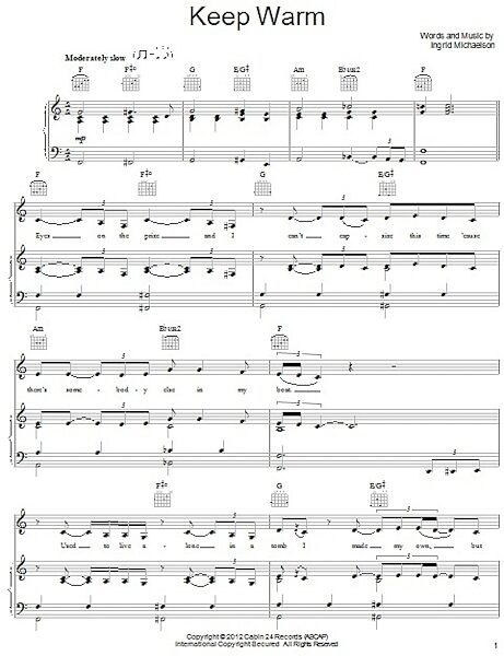 open zoom image for Keep Warm - Piano/Vocal/Guitar, New, Main