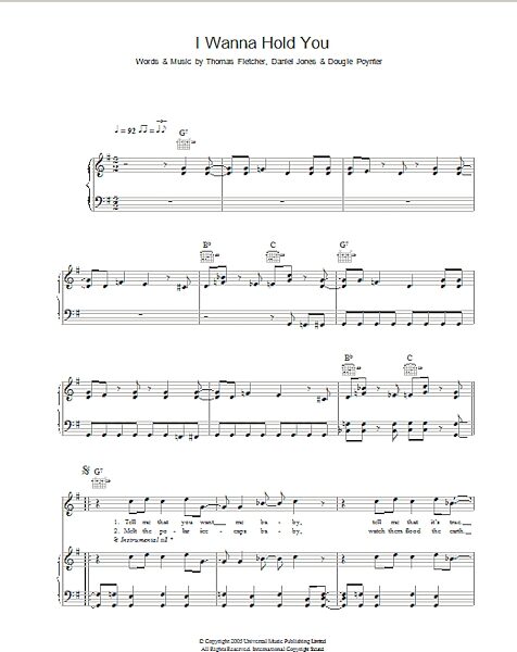 open zoom image for I Wanna Hold You - Piano/Vocal/Guitar, New, Main