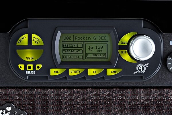 open zoom image for Fender G-DEC EXEC Guitar Digital Entertainment Center Guitar Combo Amplifier (15 Watts, 1x8 in.), Panel Closeup