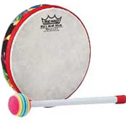 open zoom image for Remo Kids Percussion Hand Drum with Mallet, Main