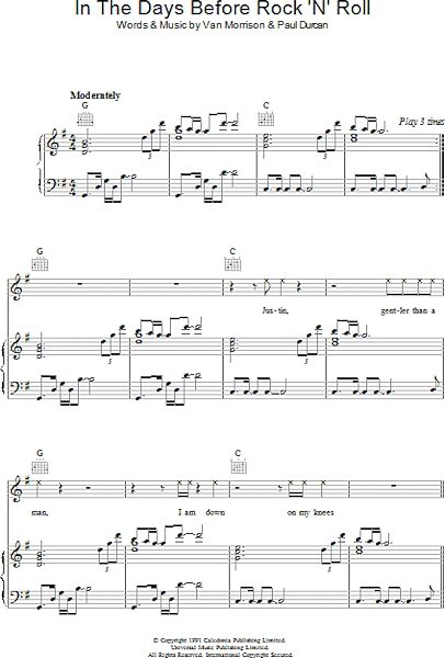 open zoom image for In The Days Before Rock 'N' Roll - Piano/Vocal/Guitar, New, Main
