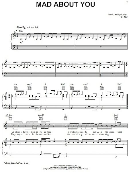 open zoom image for Mad About You - Piano/Vocal/Guitar, New, Main