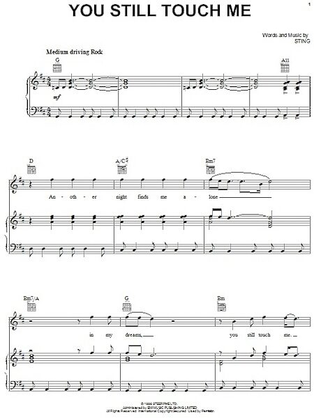 open zoom image for You Still Touch Me - Piano/Vocal/Guitar, New, Main