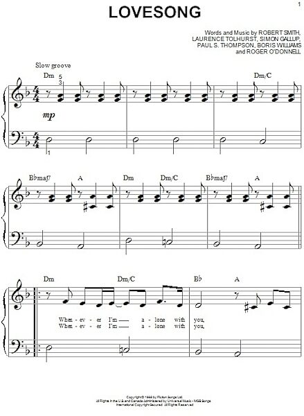 open zoom image for Lovesong - Big Note Piano, New, Main
