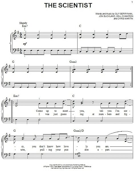 open zoom image for The Scientist - Easy Piano, New, Main