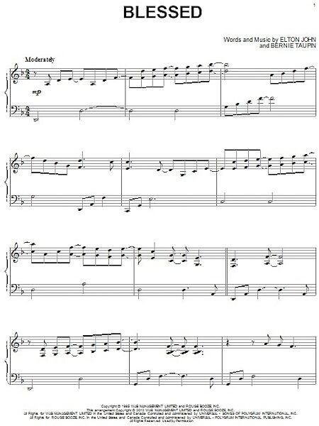 open zoom image for Blessed - Piano Solo, New, Main