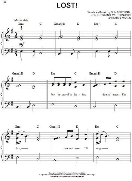 open zoom image for Lost! - Big Note Piano, New, Main
