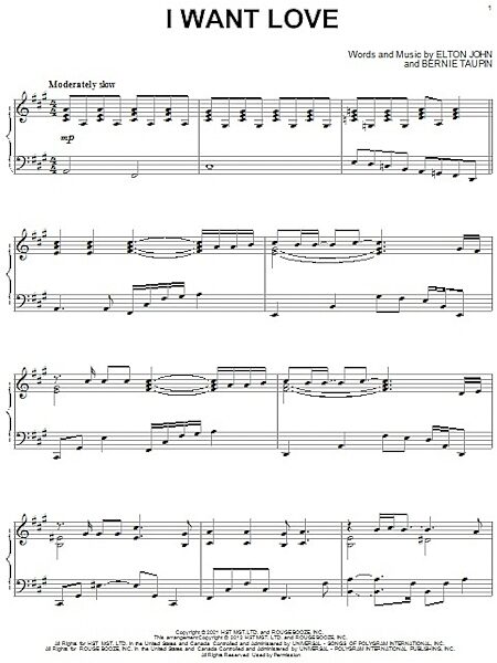 open zoom image for I Want Love - Piano Solo, New, Main