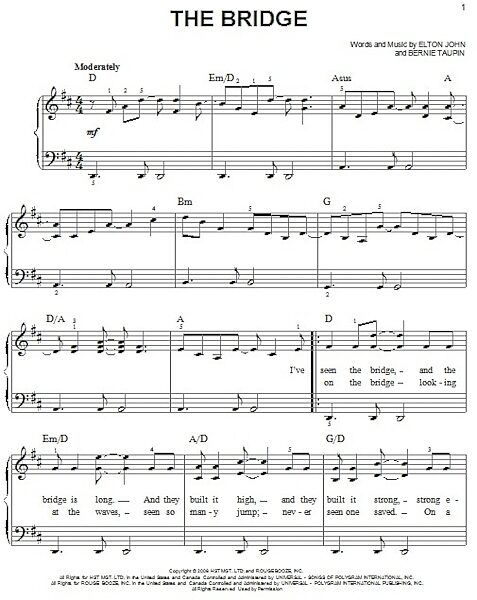 open zoom image for The Bridge - Easy Piano, New, Main