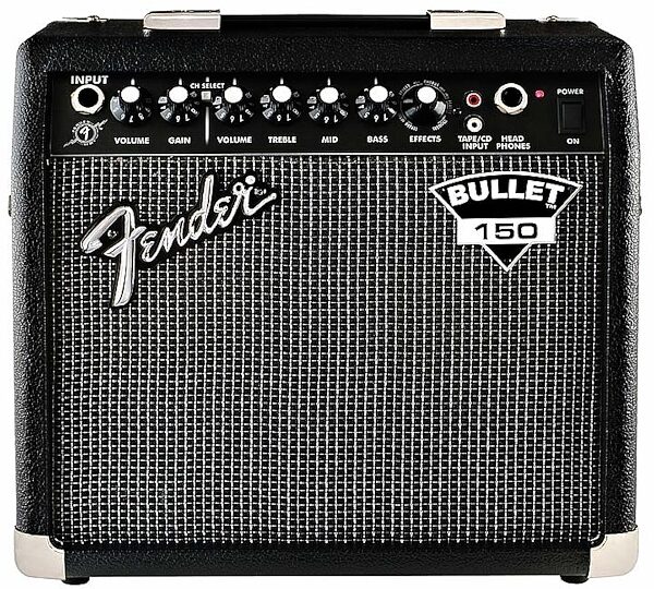 open zoom image for Fender Dynatouch Plus Bullet 15 Guitar Amplifier with DSP (15 Watts, 1x8 in.), Main