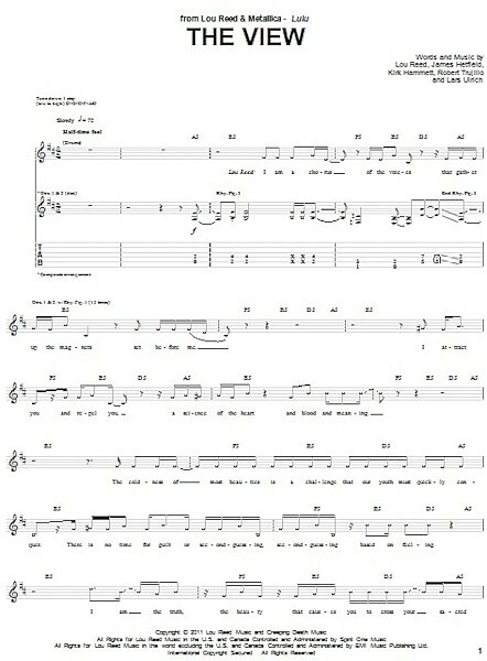 open zoom image for The View - Guitar TAB, New, Main