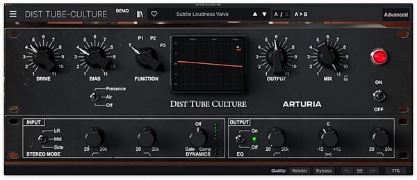 open zoom image for Arturia Dist TUBE-CULTURE Effect Software, Digital Download, Action Position Back