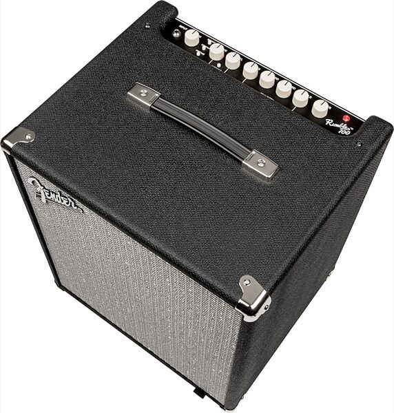 open zoom image for Fender Rumble 100 V3 Bass Combo Amplifier (100 Watts, 1x12"), New, Angle