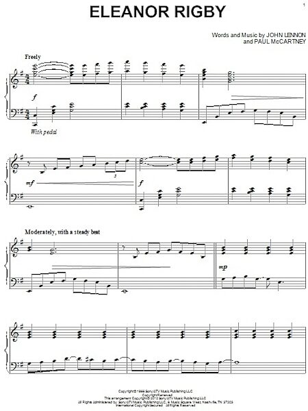 open zoom image for Eleanor Rigby - Piano Solo, New, Main