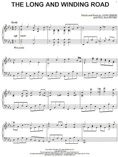 open zoom image for The Long And Winding Road - Piano Solo, New, Main