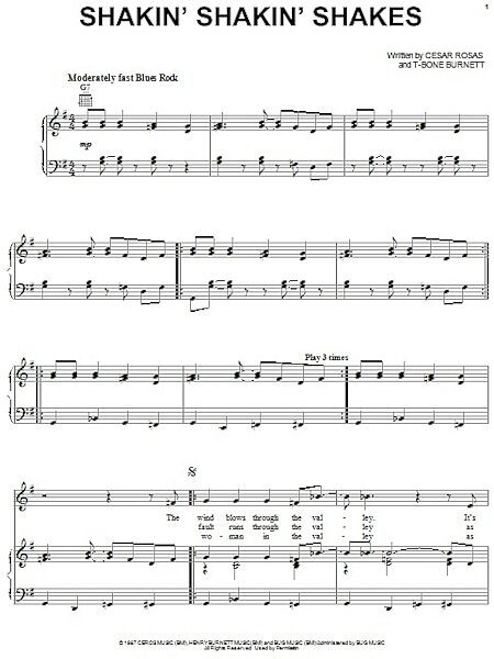 open zoom image for Shakin' Shakin' Shakes - Piano/Vocal/Guitar, New, Main