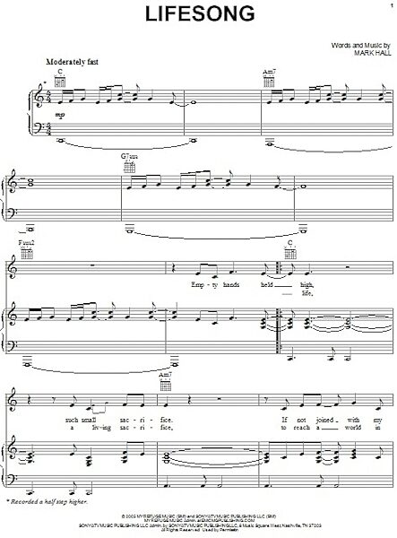 open zoom image for Lifesong - Piano/Vocal/Guitar, New, Main