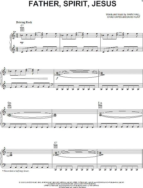 open zoom image for Father Spirit Jesus - Piano/Vocal/Guitar, New, Main
